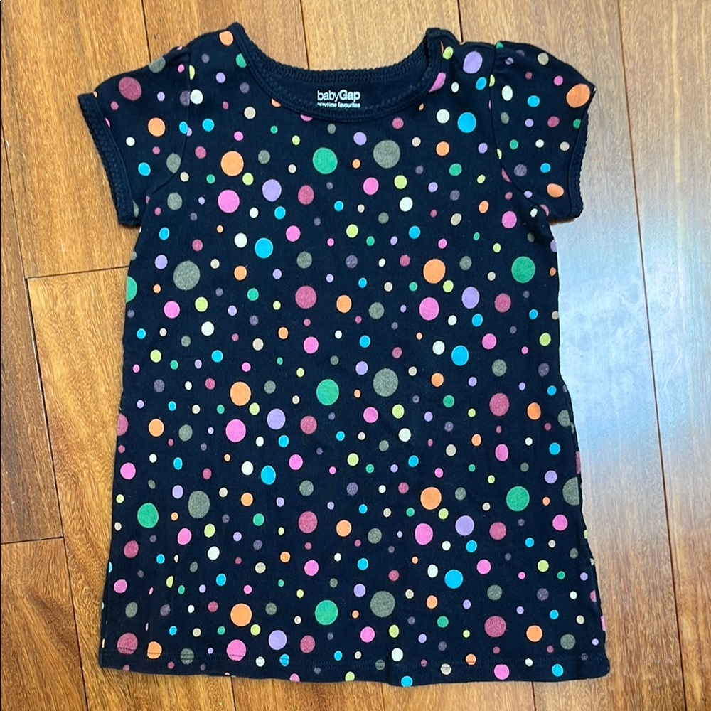 GAP Kids' Black Polka Dot Dress